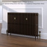 CI-RC660-20-MET-OLD-PENNY-LS01 - Richmond 4 Column Victorian Cast Iron Radiator H660mm x W1826mm CI-RC660-20-MET-OLD-PENNY-LS01 - Richmond 4 Column Victorian Cast Iron Radiator H660mm x W1826mm